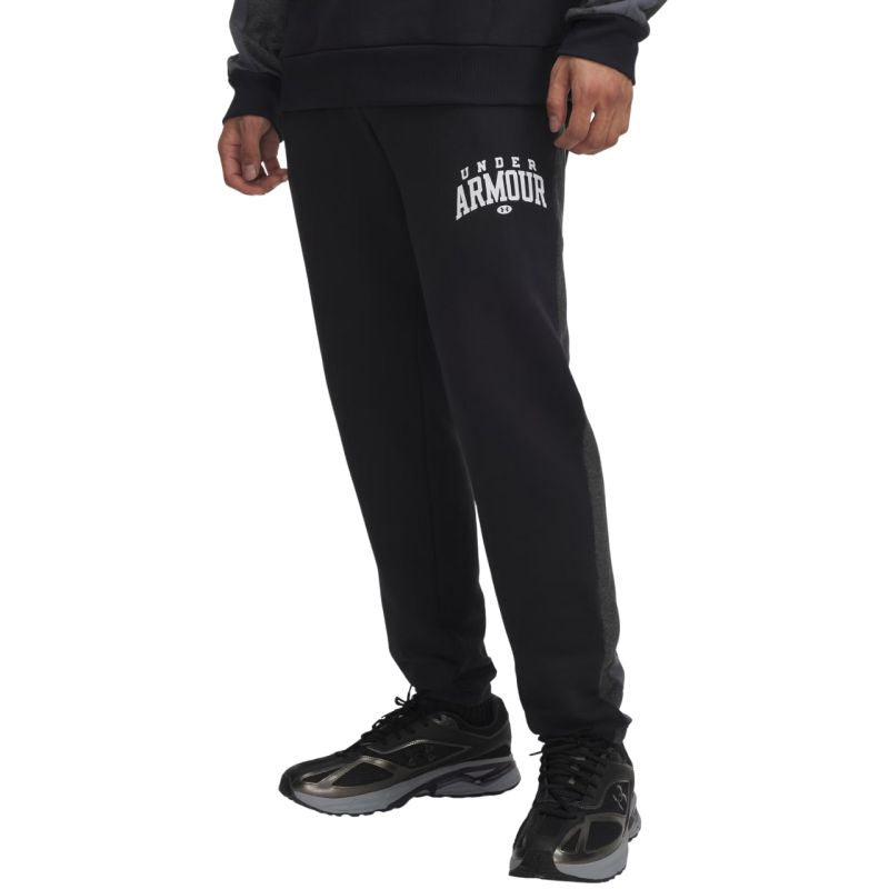 Under Armour Rival Fleece Colorblock -housut, miesten 4