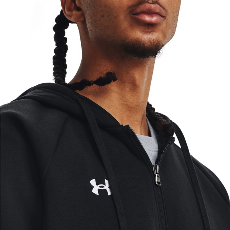 Under Armour Rival Fleece vetoketjuhuppari, miesten 6