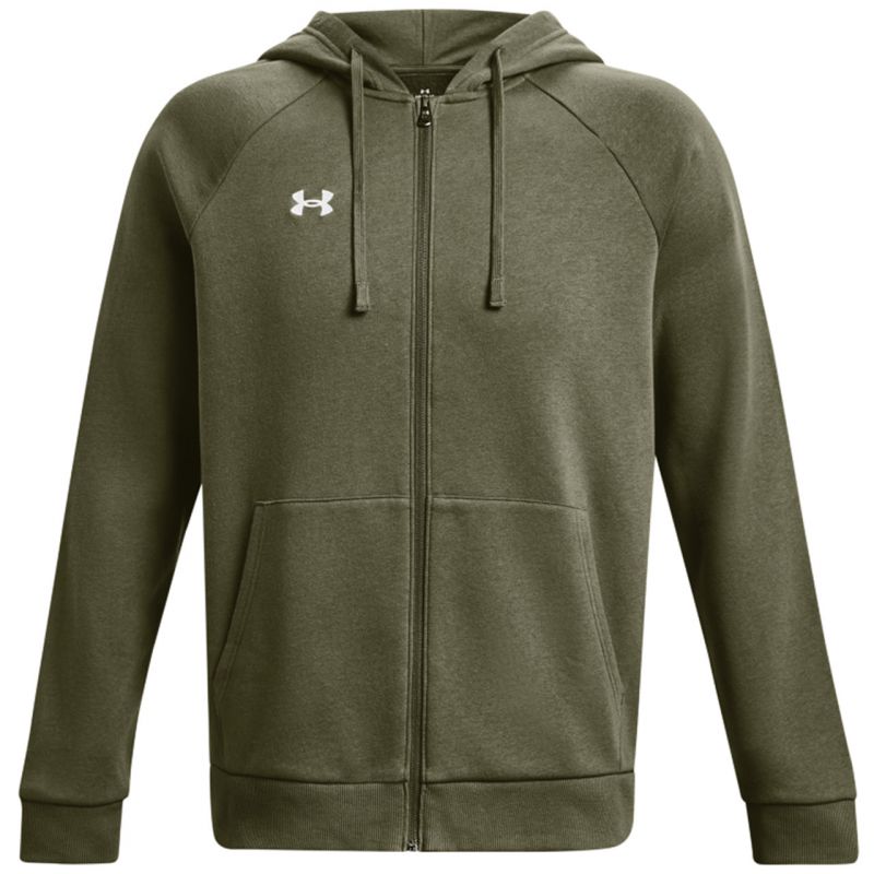 Under Armour Rival Fleece vetoketjuhuppari, miesten 1