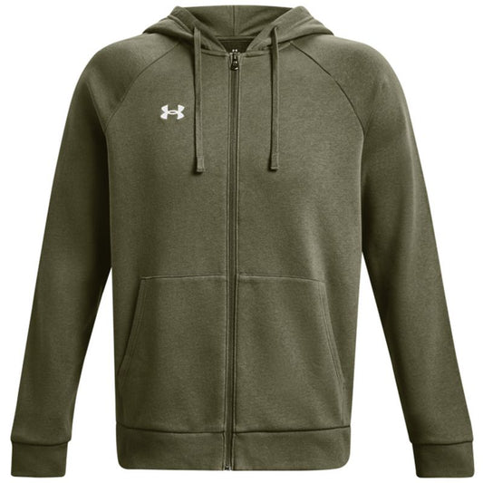 Under Armour Rival Fleece vetoketjuhuppari, miesten 1